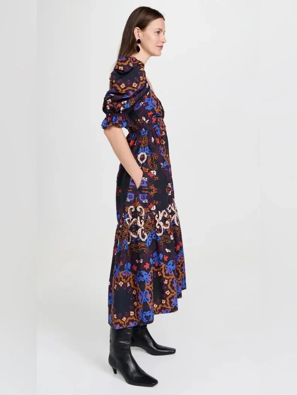 NWOT  CLEOBELLA jewel ankle dress in venezia